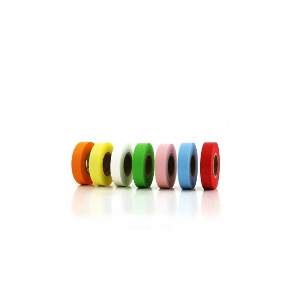 Time Tape, 1" Core, 1/2" Wide, 500" Roll, Assorted Case